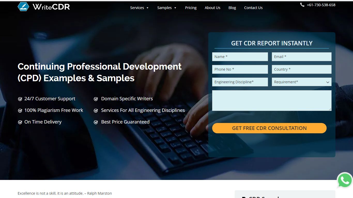 CPD Examples | Continuing Professional Development Template